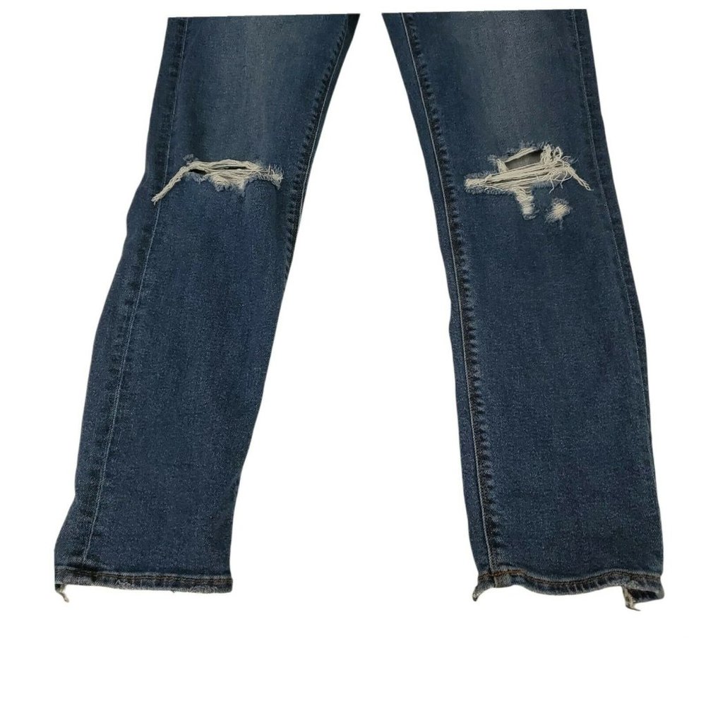 American Eagle High Rise Mom Jean 6 X-Long NWT - Picture 3 of 12
